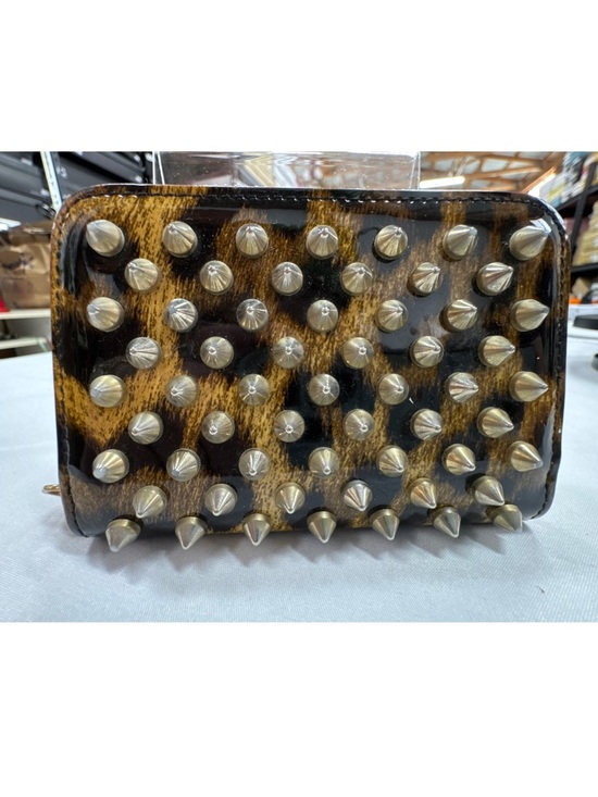 Christian Louboutin Handbags - Christian Louboutin Red Leather Zip Card Wallet with Gold Zip